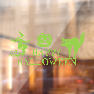 Happy Halloween green scary cute House