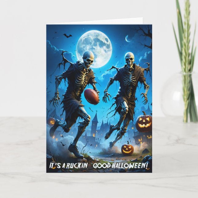 Happy Halloween Greeting Card (Front)