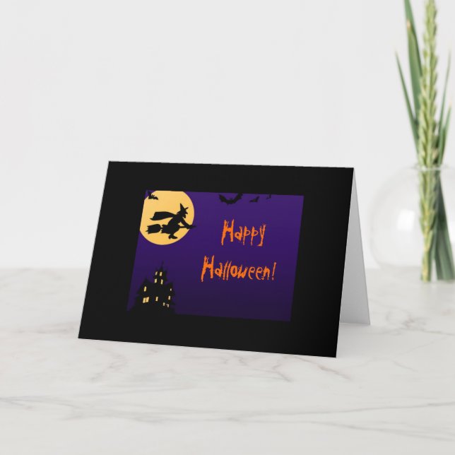 Happy Halloween Greeting Card (Front)