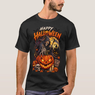 Happy Halloween Grim Reaper T-Shirt