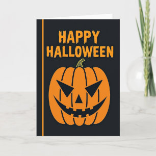 Happy Halloween Grin Card