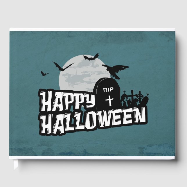 Happy Halloween Guest Book (Front)