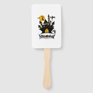 happy Halloween, Halloween party, funny Halloween Hand Fan
