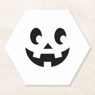 happy Halloween, Halloween party, funny Halloween  Paper Coaster