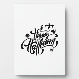 happy Halloween, Halloween party, funny Halloween Plaque