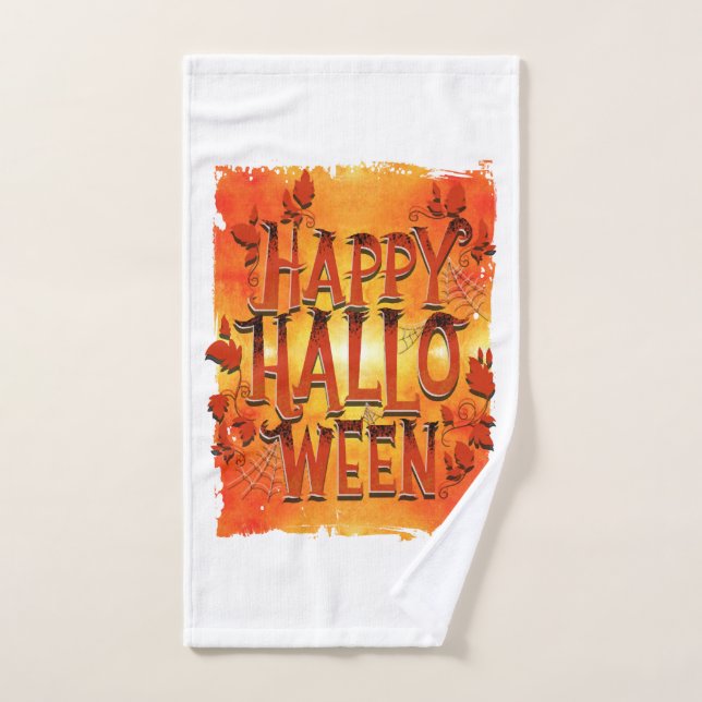 Happy Halloween Hand Towel (Hand Towel)