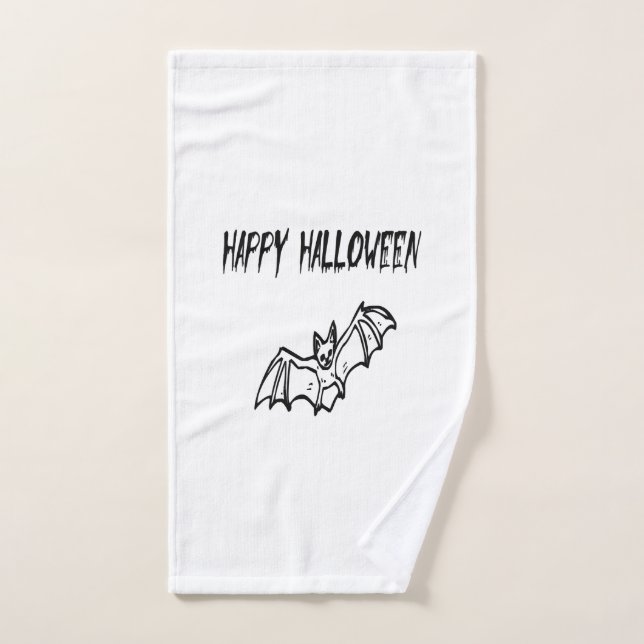 happy halloween hand towel (Hand Towel)