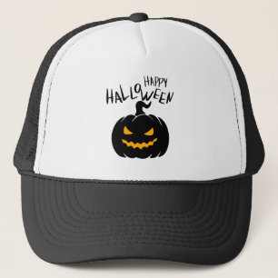 Happy Halloween hat trucker