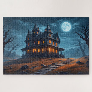 Happy Halloween   Haunted House Jigsaw Puzzle
