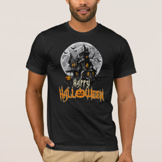 Happy Halloween Haunted House T-Shirt