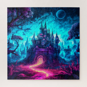 Happy Halloween   Haunted Mansion Jigsaw Puzzle