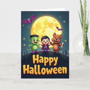 Happy Halloween Hill Card