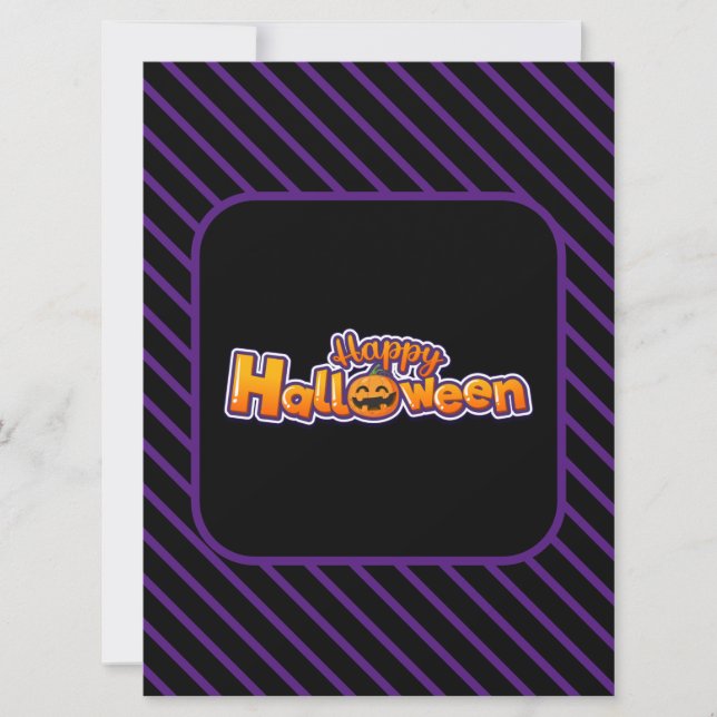 Happy Halloween  Holiday Card (Front)