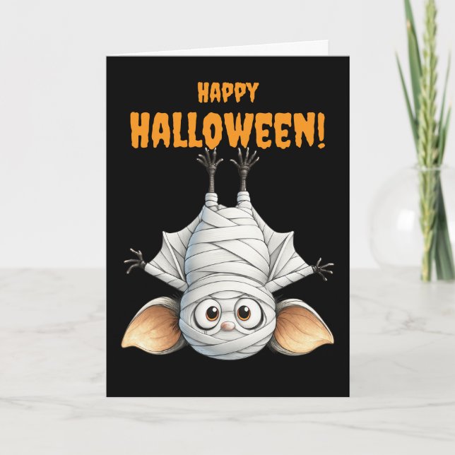 Happy Halloween Holiday Card (Front)
