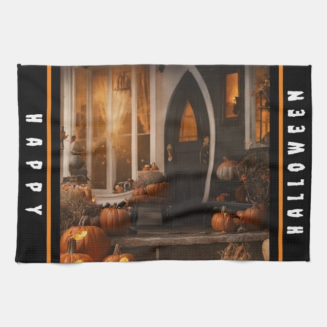 Happy Halloween Home Collection Tea Towel (Horizontal)