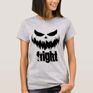 Happy Halloween Horror Fright Face  T-Shirt