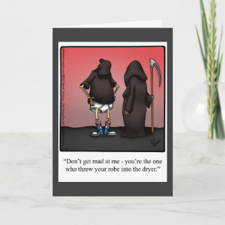Happy Halloween Humour Greeting Card