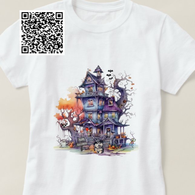 Happy Halloween Husky Witch And Spooky Friends T-Shirt (Creator Uploaded)