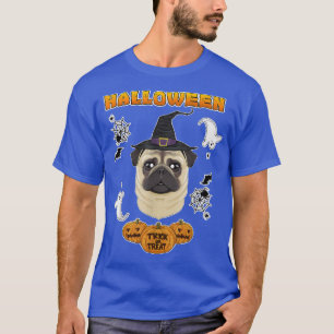 Happy Halloween I Dog Lover I Pug 4302 T-Shirt