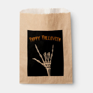 Happy Halloween ILY Skeleton Candy Bags