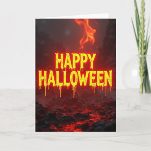 Happy Halloween Inferno Card