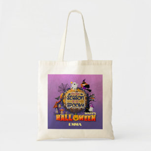 Happy Halloween It's Spooky Season Celebration Tote Bag