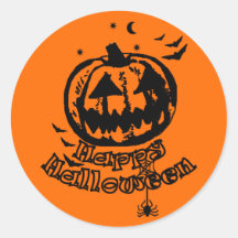 Happy Halloween Jack O Lantern 