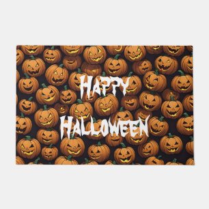 Happy Halloween Jack-o-Lantern Doormat