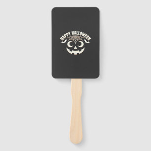 Happy Halloween Jack-O-Lantern Face Design_1 Hand Fan
