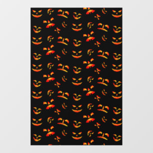 Happy Halloween Jack-O-Lantern Glowing Faces