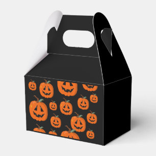 Happy Halloween Jack O Lantern Illustrative Art Favour Box