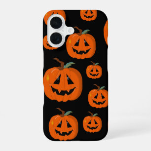 Happy Halloween Jack O Lantern Illustrative Art iPhone 16 Case