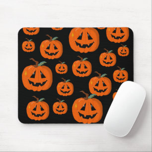 Happy Halloween Jack O Lantern Illustrative Art Mouse Pad