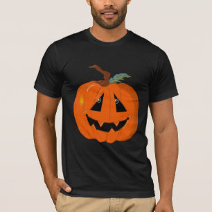 Happy Halloween Jack O Lantern Illustrative Art T-Shirt