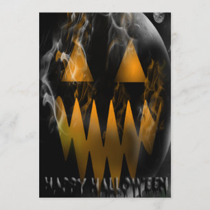 Happy Halloween Jack O Lantern Party Invitation