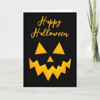 Happy Halloween Jack O Lantern Pumpkin Face