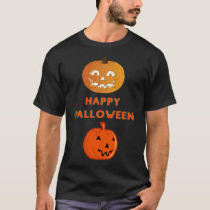 Happy Halloween Jack-o'-lantern Pumpkin  T-Shirt