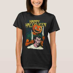 Happy Halloween Jack-O-Lantern Ready For Carving T T-Shirt