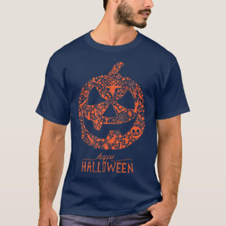 Happy Halloween Jack O Lantern, scary halloween ch T-Shirt