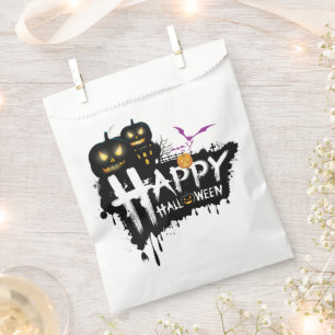 Happy Halloween Jack-o-lanterns Favour Bag