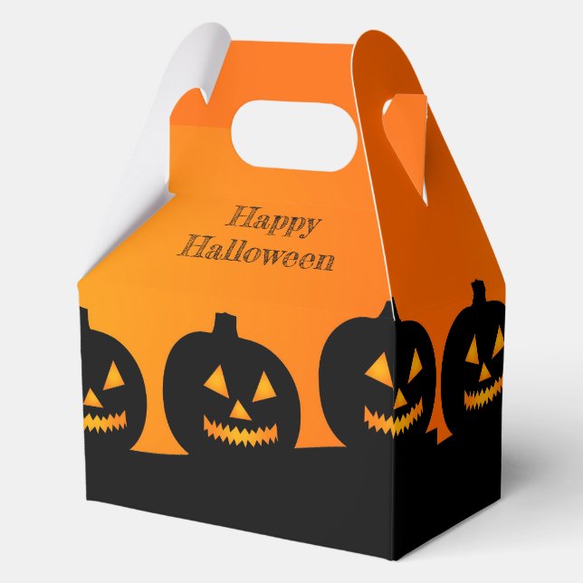 Happy Halloween Jack-O-Lanterns Favour Box (Front)