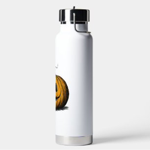 Happy Halloween Jack O'Lantern Adult Natural Water Bottle