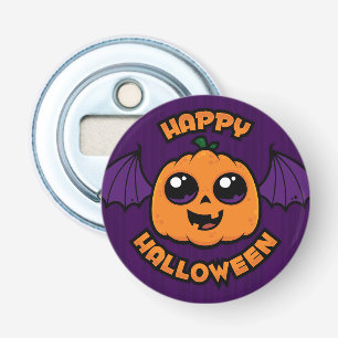 Happy Halloween Kawaii Pumpkin Spooky Cuteness Bottle Opener