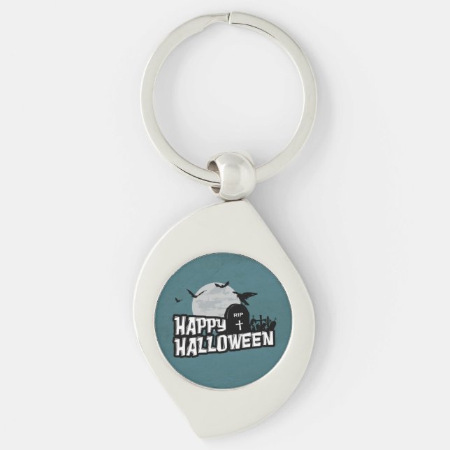 Happy Halloween Key Ring (Front)