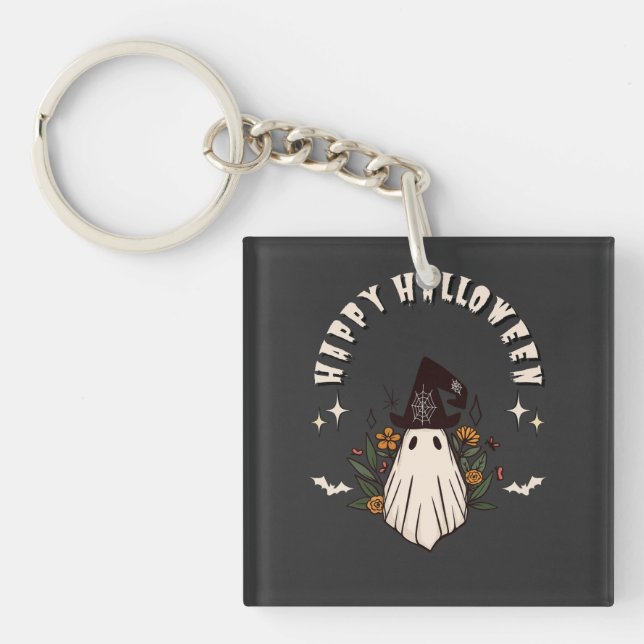 Happy Halloween Key Ring (Front)