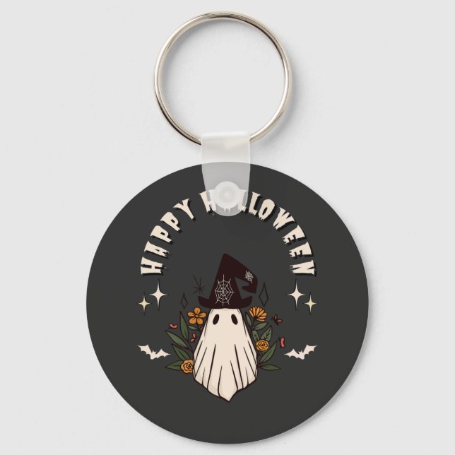 Happy Halloween Key Ring (Front)