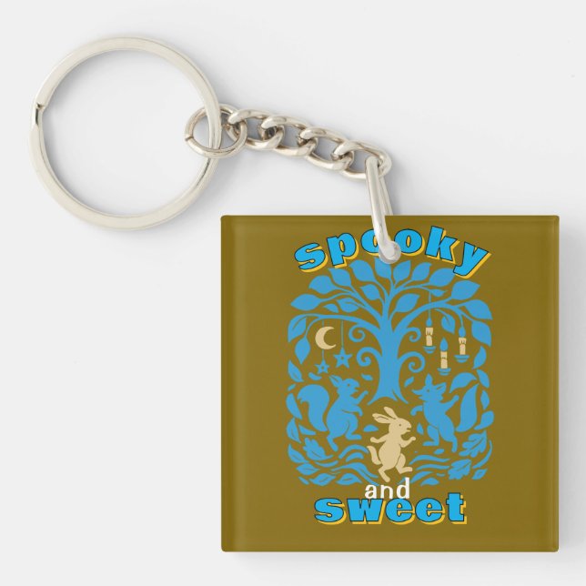 Happy Halloween Key Ring (Front)