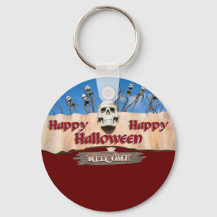 Happy Halloween Key Ring