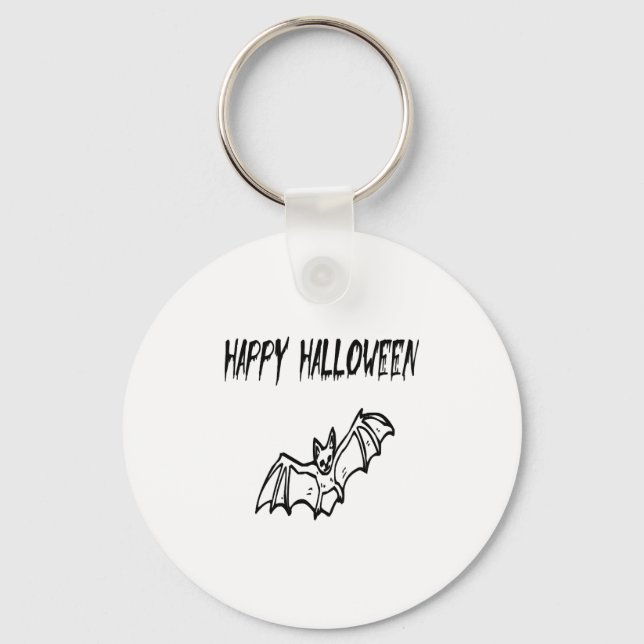 happy halloween                             key ring (Front)