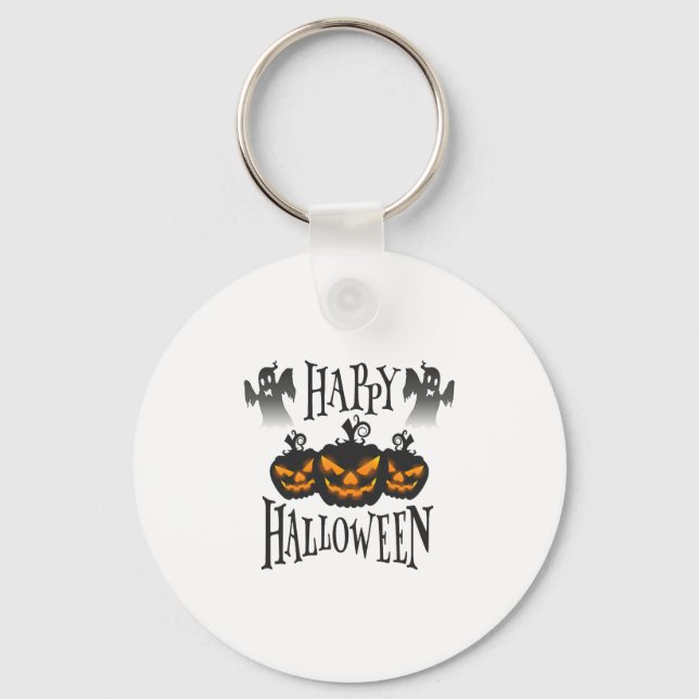 Happy Halloween                            Key Ring (Front)